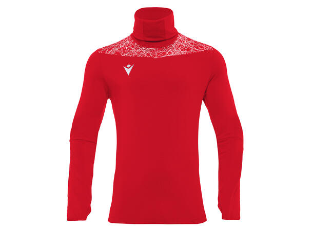 Kolyma Training Top RØD/HVIT S Høyhalset tekninsk treningstop - Unisex 
