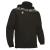Lahti Showerjacket SORT/HVIT L Vann- og vindavstøtende jakke - Unisex 