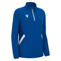 Maira 1/4 Zip Top Woman ROY/WHT S Teknisk treningsgenser til dame