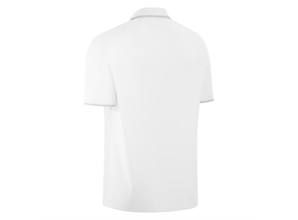 Aulos Polo WHT/SLV 4XL Teknisk poloskjorte - Unisex 